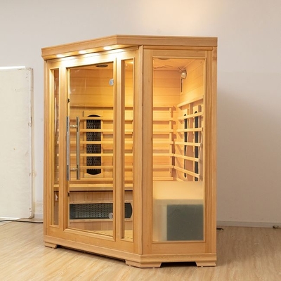 Roter Cedar Wood Indoor Ceramic Heater-Infrarotsauna-Raum-moderner Entwurf