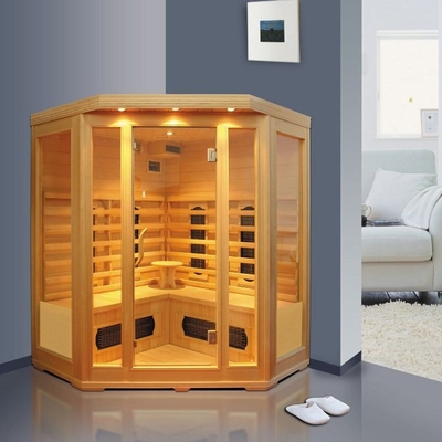 Roter Cedar Wood Indoor Ceramic Heater-Infrarotsauna-Raum-moderner Entwurf