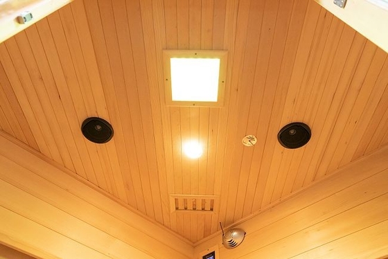 Kanadische Schierlings-Wohnzimmer-Ecken-Infrarotsauna-Raum 3 | 4 Personen-Gebrauch