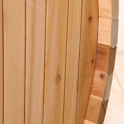 Festes Holz im Freien roter Cedar Dry Steam Barrel Sauna mit Ofen 6KW