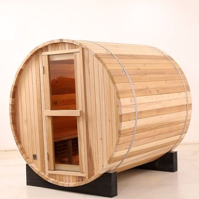 Feste hölzerne traditionelle Person Heater Barrel Outdoor Steam Saunas 8
