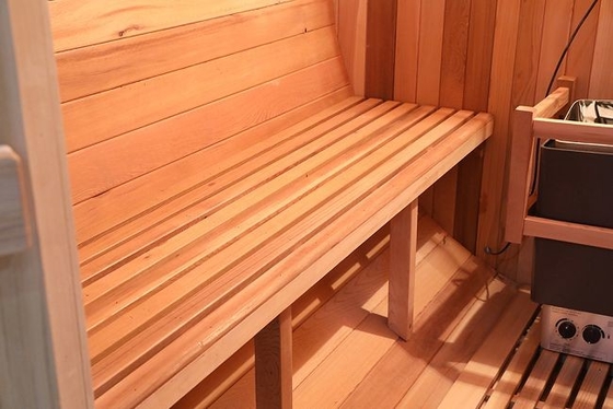 Feste hölzerne traditionelle Person Heater Barrel Outdoor Steam Saunas 8