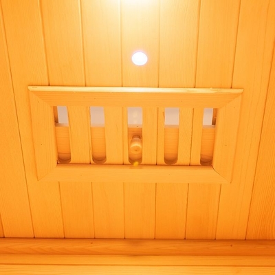 Hölzerne kleine Innenperson der Infrarot-u. Dampf-Kombinations-Sauna-2