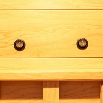 Hölzerne kleine Innenperson der Infrarot-u. Dampf-Kombinations-Sauna-2