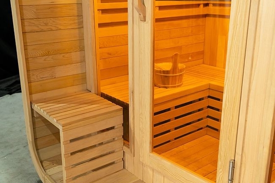 Hölzernes äußeres Ofen-Heater Square Outdoor Garden Sauna-Haus Commerical