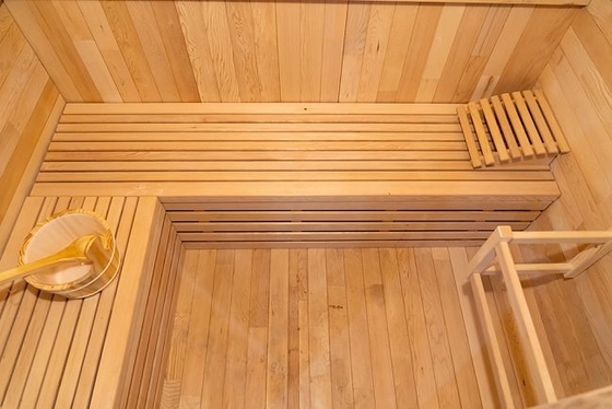 Hölzernes äußeres Ofen-Heater Square Outdoor Garden Sauna-Haus Commerical