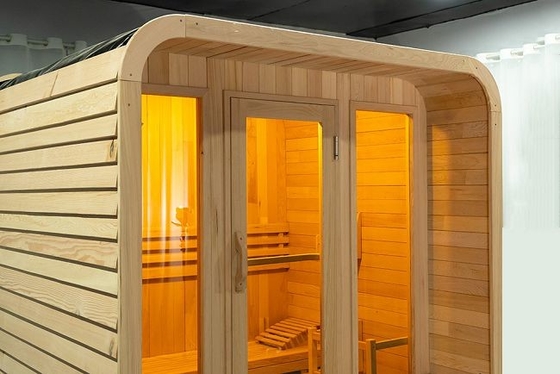 Hölzernes äußeres Ofen-Heater Square Outdoor Garden Sauna-Haus Commerical
