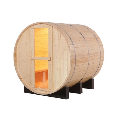 Schierlings-hölzernes Ausgangs-Commerical Tradtional Person der Dampf-Fass-Sauna-6 im Freien