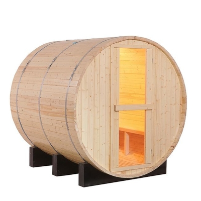 Schierlings-hölzernes Ausgangs-Commerical Tradtional Person der Dampf-Fass-Sauna-6 im Freien