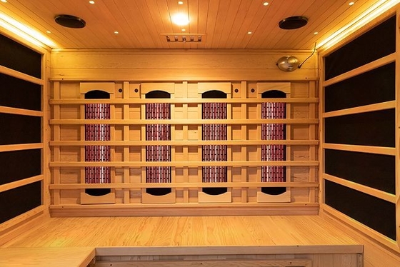 Voller Spektrum-und Kohlenstoff-Heater Indoor Near Far Infrared-Sauna-Raum mit Tabellen-Gestell
