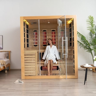 Voller Spektrum-und Kohlenstoff-Heater Indoor Near Far Infrared-Sauna-Raum mit Tabellen-Gestell