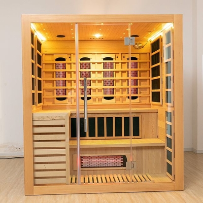 Voller Spektrum-und Kohlenstoff-Heater Indoor Near Far Infrared-Sauna-Raum mit Tabellen-Gestell