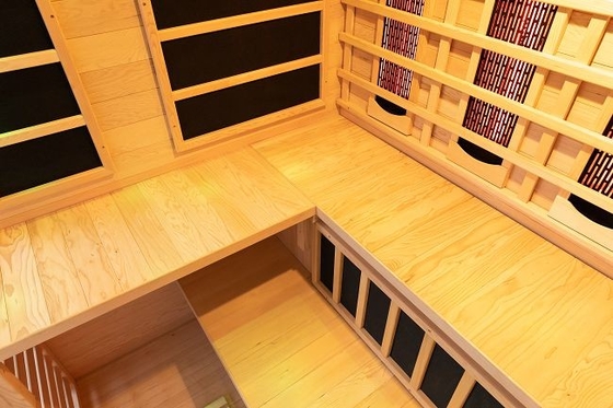 Voller Spektrum-und Kohlenstoff-Heater Indoor Near Far Infrared-Sauna-Raum mit Tabellen-Gestell