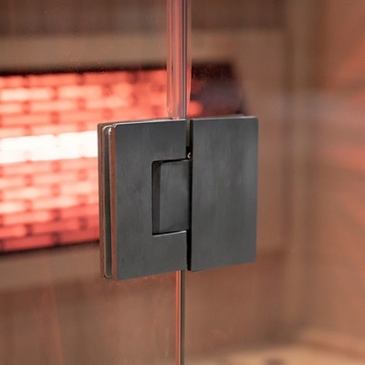 Festes hölzernes kanadische Personen-Hauptinfrarotsauna-hölzernes Luxuskleines des Schierlings-1