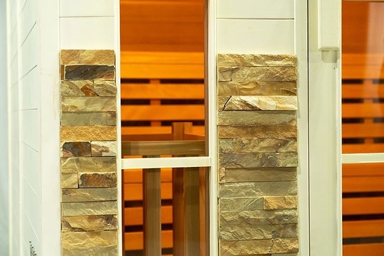 Herrlicher Schierling im Freien Cedar Wood 5 - 6 Personen dämpfen Sauna mit Dach