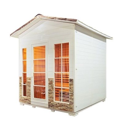 Herrlicher Schierling im Freien Cedar Wood 5 - 6 Personen dämpfen Sauna mit Dach