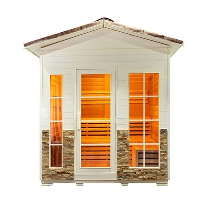 Herrlicher Schierling im Freien Cedar Wood 5 - 6 Personen dämpfen Sauna mit Dach