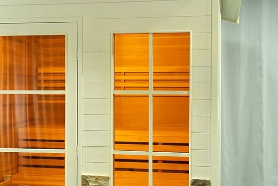 Herrlicher Schierling im Freien Cedar Wood 5 - 6 Personen dämpfen Sauna mit Dach