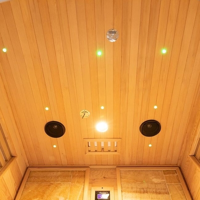 Personen-Sauna-Raum des Innen-Schierlings-3KW hölzerner traditioneller des Dampf-2 luxuriös