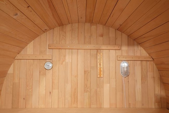 Großer festes Holz-traditioneller Dampf-Fass-Sauna im Freien mit Ofen 6KW