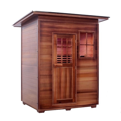 Sauna festes Holz-kanadisches rotes Cedar Carbon Heater Far Infrareds ODM im Freien