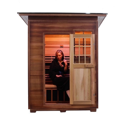 Sauna festes Holz-kanadisches rotes Cedar Carbon Heater Far Infrareds ODM im Freien