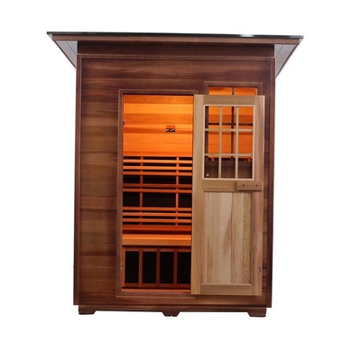 Sauna festes Holz-kanadisches rotes Cedar Carbon Heater Far Infrareds ODM im Freien