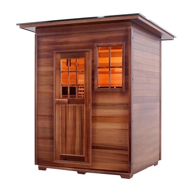 Sauna festes Holz-kanadisches rotes Cedar Carbon Heater Far Infrareds ODM im Freien
