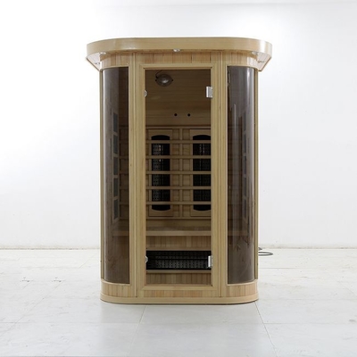 feste hölzerne des vollen Spektrum-1750W Infrarotinnenperson Heimsauna-des Raum-2