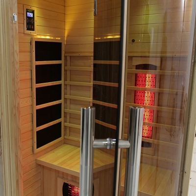 feste hölzerne des vollen Spektrum-1750W Infrarotinnenperson Heimsauna-des Raum-2