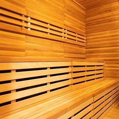 Hemlock Außensauna mit einstellbarem Belüftungssystem Bluetooth-Musik