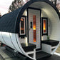 Einfach, rote Person Cedar Barrel Sauna Outdoor Fors 8 zu installieren