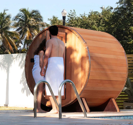 Bequeme rote 1-jährige Garantie Cedar Home Wood Saunas