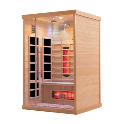 1750W Licht-Infrarotsauna des Red-cedar-2 der Personen-LED mit hölzerner Farbe
