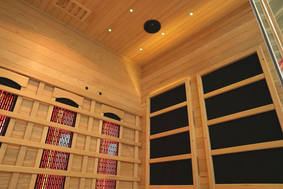 Infrarotsauna-Raum der digitalen Steuerung für 1-4 Macht der Personen-1350W 1750W 2100W 2700W
