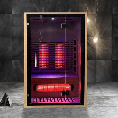 Volle Spektrum-Kohlenstoff-Platten-Infrarot-Sauna mit kanadischem Schierling oder Red-cedar