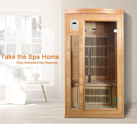 hölzerner weiter trockener Luxusinfrarotraum der Sauna-1750W Innen für Person 2
