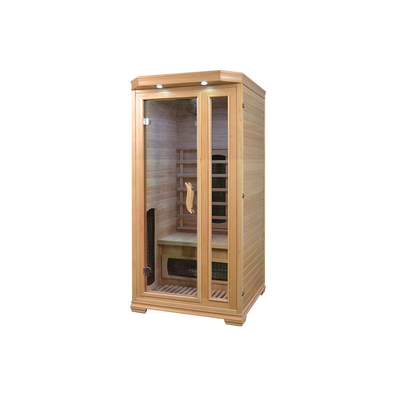 Hölzerner Zedernhaus-Saunaraum 900*900*1900mm mit 8mm gehärtetem Glas