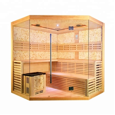 7-Farben-Therapielampe Ozon-Dampfsauna mit Touchscreen-Bedienfeld