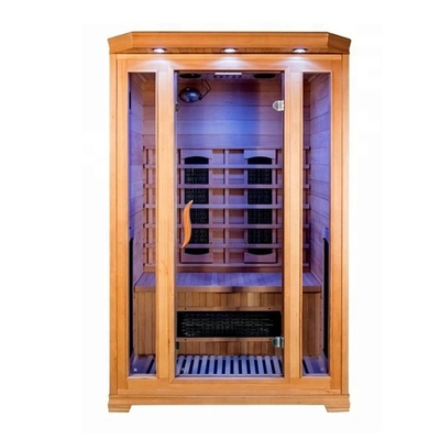 Kanadischer Hemlock-Saunaraum für 2 Personen, 1750 W, mit Sicherheitssystem