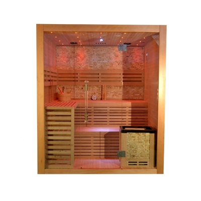 Premium-Dampfsauna für 4 bis 6 Personen mit niedrigem EMF und Bluetooth-Audio