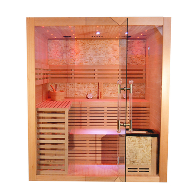 Premium-Dampfsauna für 4 bis 6 Personen mit niedrigem EMF und Bluetooth-Audio