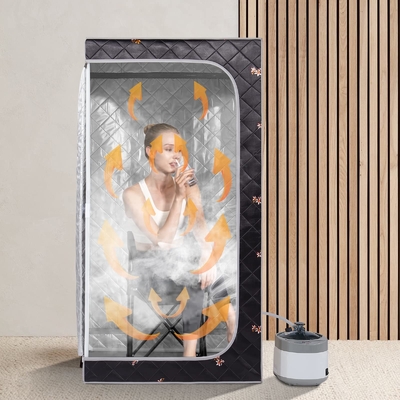 Klappbare, tragbare Dampfsauna mit 4L Wasserkapazität 110-120V AC 60Hz