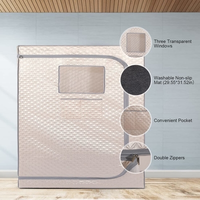 Werbung Schlaf Wasserdichtes Tuch Portable Dampfsauna 0-99 Minuten Zeitkontrolle