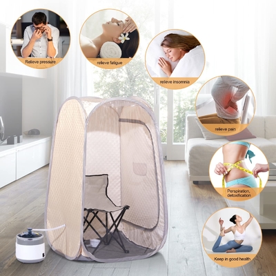 Vollgrößere tragbare Dampfsauna Heim-Spa Innenraum-tragbare Pop-Up-Sauna