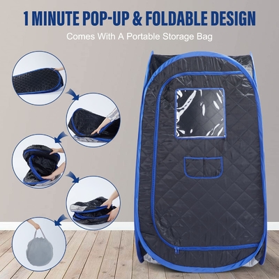 4L Vollgröße Portable Dampfsauna Wasserdichtes Tuch für ultimative Entspannung