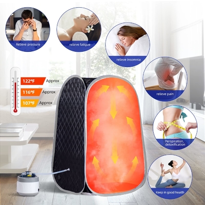 Vollkörper-Portable Dampfsauna-Zelt Vollgrößen-Haus-Spa-Portable Sauna