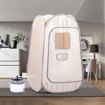 Zuhause Klappbare Stehende Portable Pop Up Sauna Vollkörper persönliches Sauna-Zelt