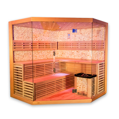Luxuriöser traditioneller Heimsauna 5 - 6 Personen Himalaya Salz Dampfsauna