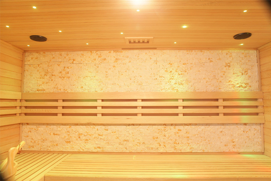Traditionelle Dampfkammer Sauna Premium Hemlock Innenraum Trockene Dampfsauna Kabine